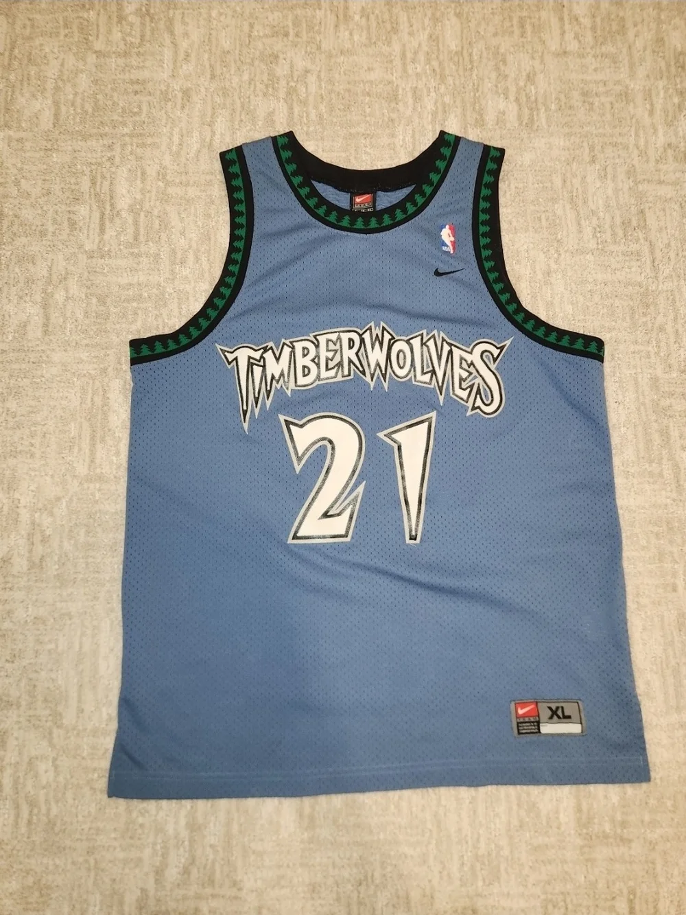 Kevin Garrnett Minnesota Timberwolves Nike Team Apparel Men's Size Xtra Large